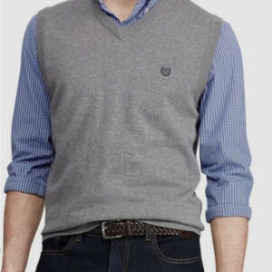 Mens Chaps V-neck sleeveless sweater vest